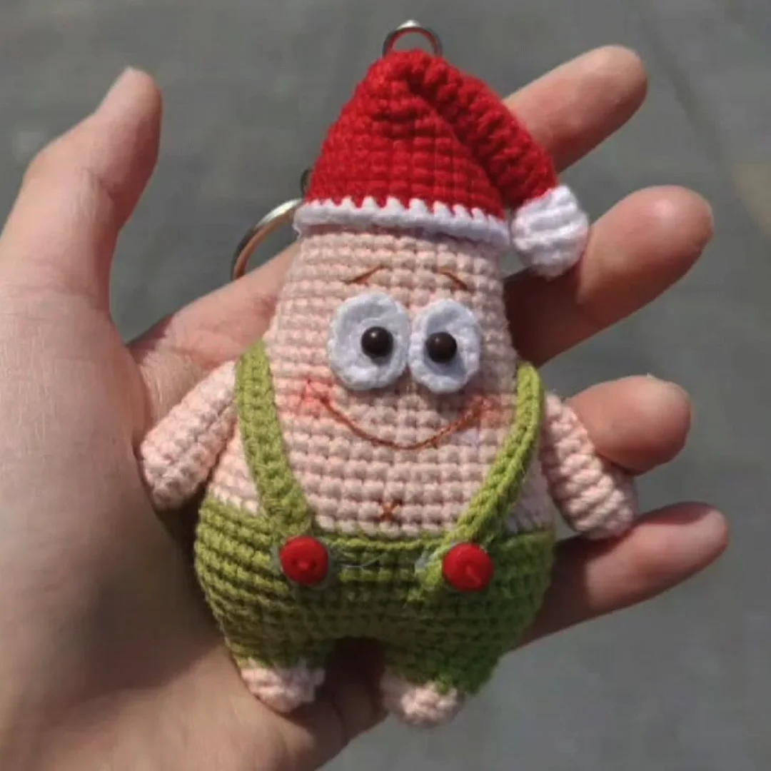 Santa Baby Doll — handmade crochet keychain from @crochet_keychains.pk
